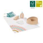 SET DE HIGIENE DE MADERA PARA MUÑECOS