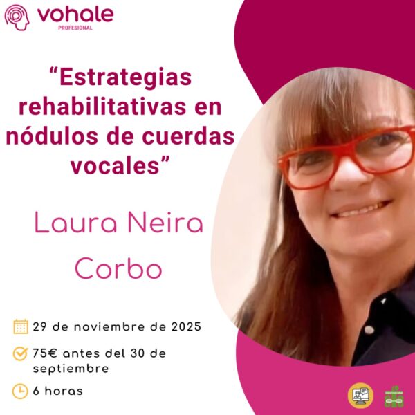 Estrategias rehabilitativas en nódulos de cuerdas  vocales
