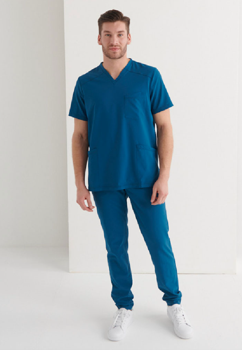 CASACA SANITARIA UNISEX CUELLO V REGULAR FIT - Imagen 3