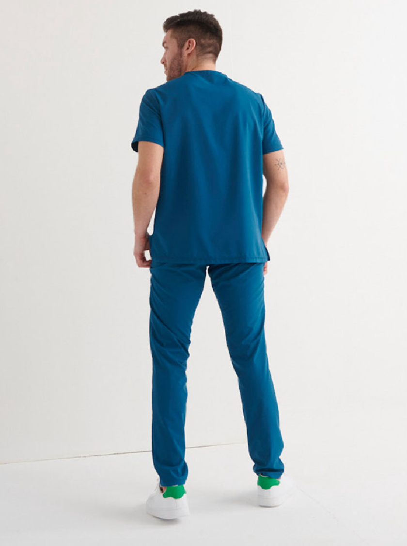 CASACA SANITARIA UNISEX CUELLO V REGULAR FIT - Imagen 4