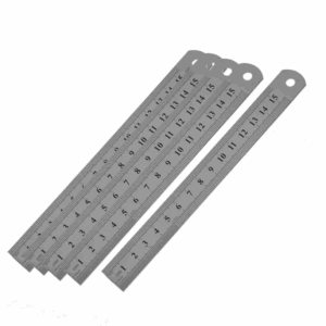 REGLA DENTAL METALICA 15CM