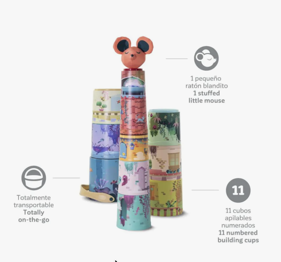 CUBOS APILABLES MYSTERY CASTLE - Imagen 2