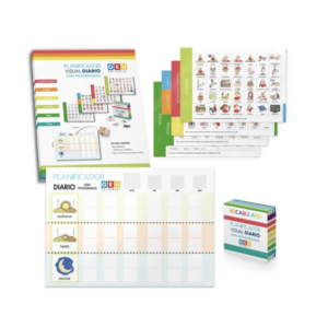 PLANIFICADOR VISUAL CON VELCRO ADHESIVO DIARIO