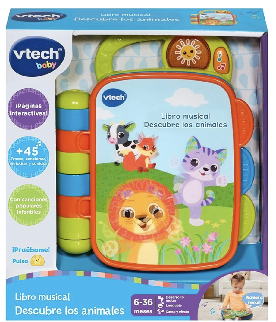 LIBRO MUSICAL DESCUBRE LOS ANIMALES - Imagen 2
