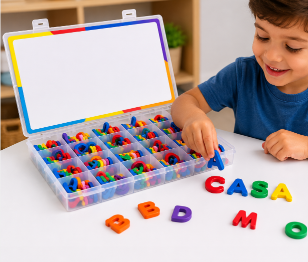 KIT EDUCATIVO DE LETRAS MAGNÉTICAS - Imagen 2