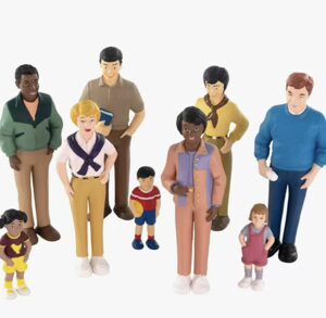 FIGURAS DE FAMILIAS DEL MUNDO DIVERSAS