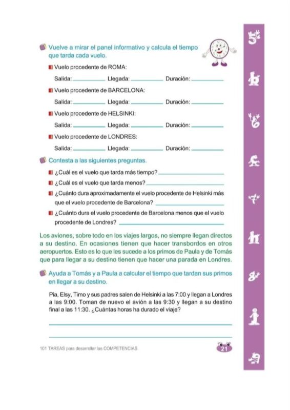 101 TAREAS PARA DESARROLLAR LAS COMPETENCIAS 3 - Imagen 4