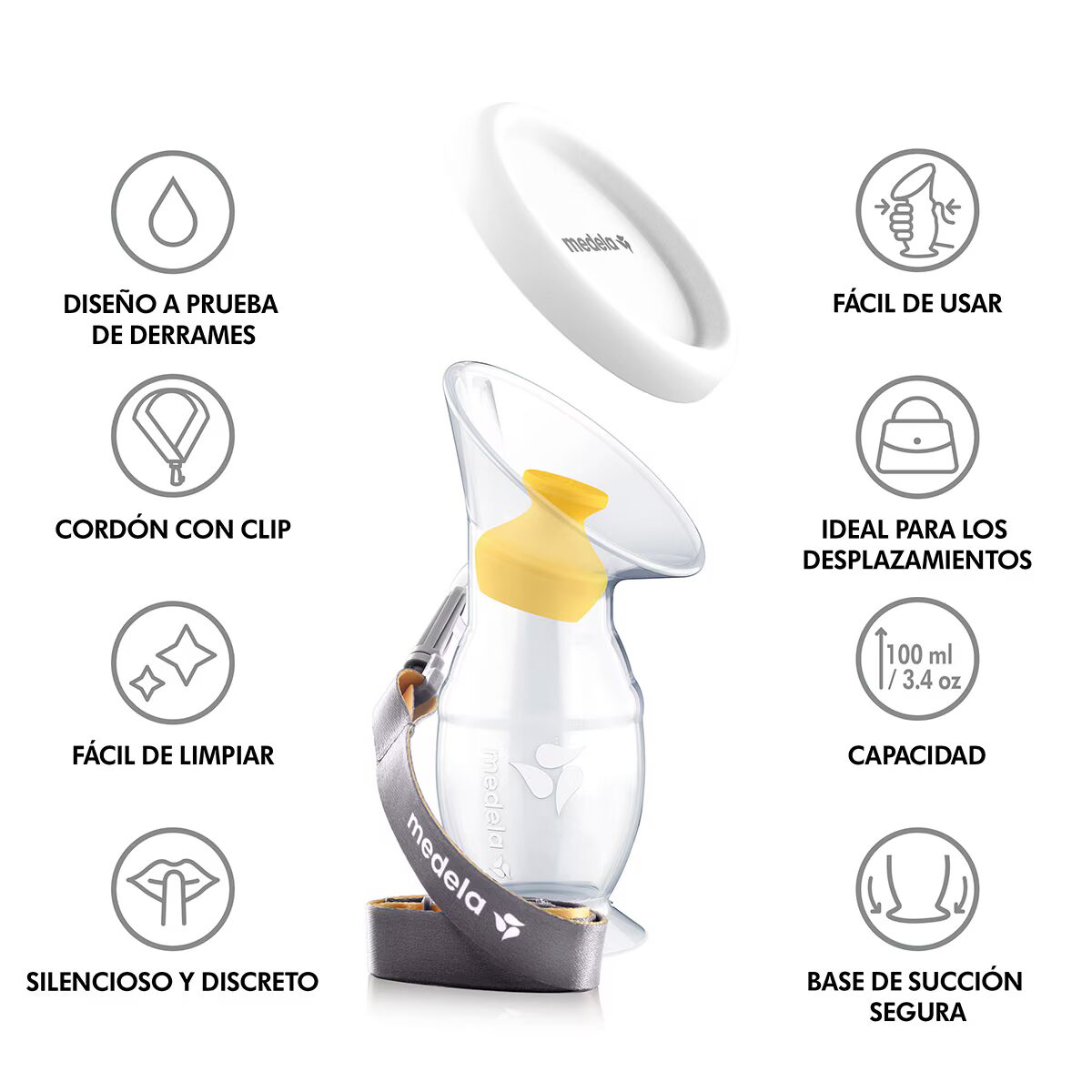 COLECTOR DE LECHE MATERNA DE SILICONA - Imagen 2