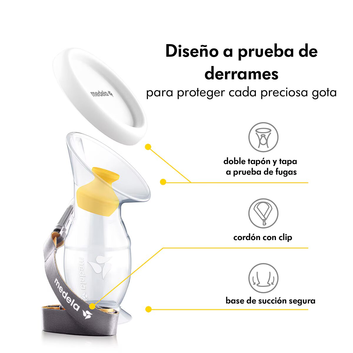 COLECTOR DE LECHE MATERNA DE SILICONA - Imagen 3